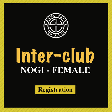 Female Nogi GUJJ Inter Club Tournament Registration Fee