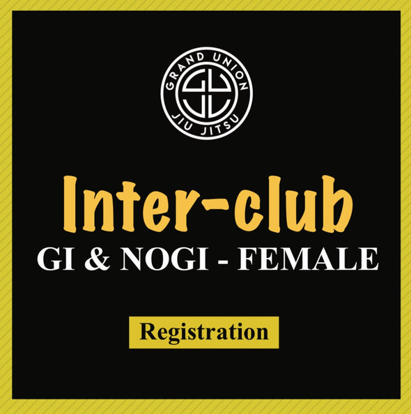 Female GI & Nogi GUJJ Inter Club Tournament Registration Fee